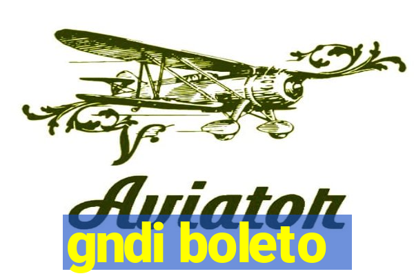 gndi boleto